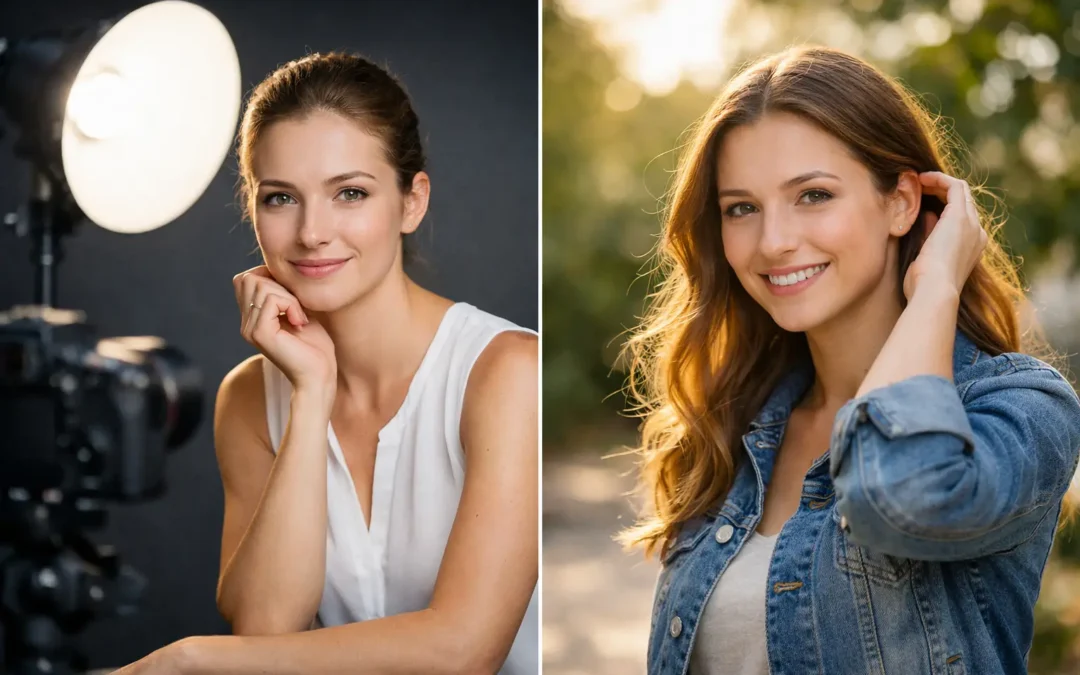 Stúdió vagy kültéri portré - melyik jobb?